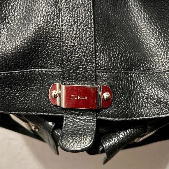 Furla Black leather handbag - Picture 3 of 4